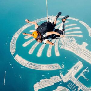 Skydive Dubai: Tandem Skydiving at The Palm Drop Zone